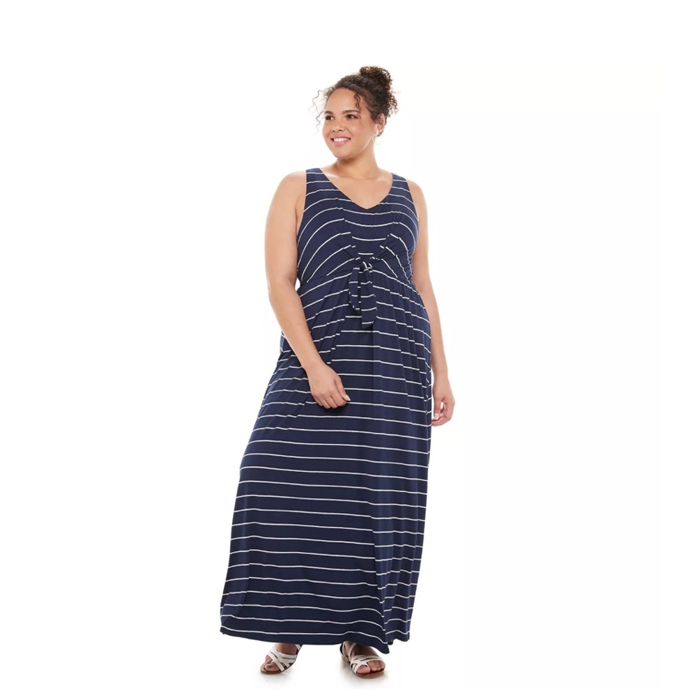SO Knotted Front Maxi Dress